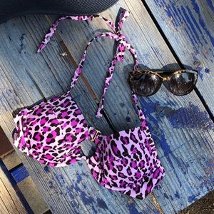 🌻Victoria’s Secret 34B Animal Print Bikini Top
